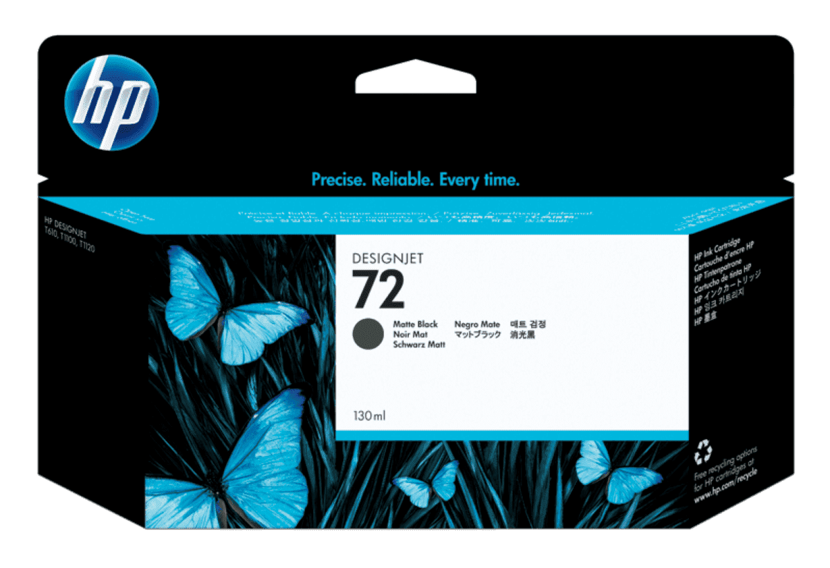 HP 72 130ml Matte Black Ink Cartridge