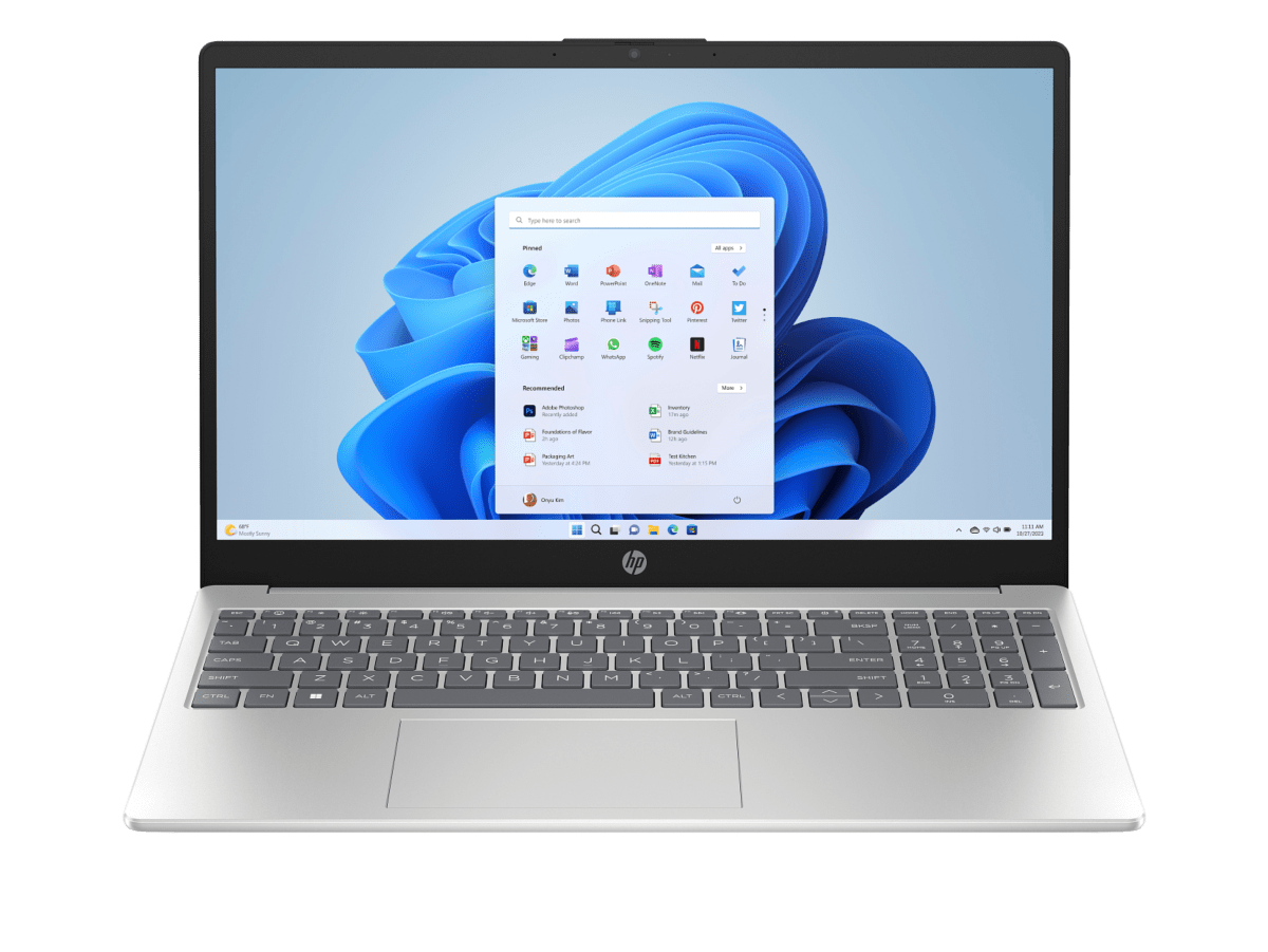 HP Laptop 15-fd0884TU , Silver - 8 GB RAM - (D0PF6PA) - Shop HP