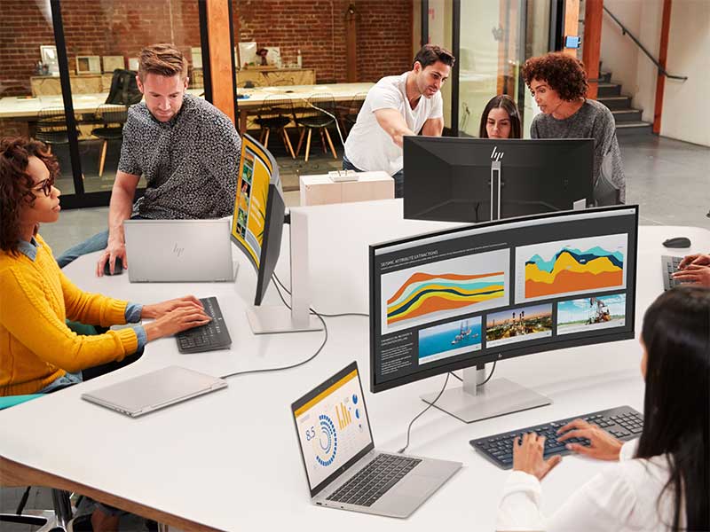 HP E344c 34-inch Curved Monitor - Shop HP.com India