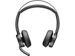 Poly Voyager Focus 2 USB-A with charge stand Headset (77Y86AA) - Center facing