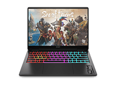 OMEN Transcend Laptop 14, Black, Ultra 9-285H (16C), RTX 5070 8GB, 32 GB DDR5 - 35.56 cm (14) - Shadow black (C27DRPA) - Center facing
