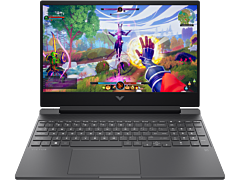 HP Victus 39.6 cm (15.6) Gaming Laptop 15-fa2381TX, Silver - 39.6 cm (15.6) - Mica silver, black chrome logo (C91SXPA)