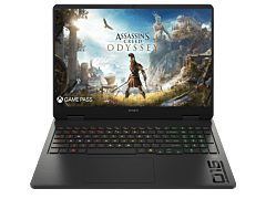 HP OMEN Gaming Laptop 16, Black, Ultra 7-255H (16C), RTX 5050 8GB, 16 GB - 40.6 cm (16) - Shadow black, black chrome logo (BP4P1PA)