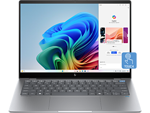 HP Omnibook X Laptop 35.6 cm (14) 14-fe0121QU Next Gen AI PC, Silver - 35.6 cm (14) - Meteor silver aluminum (A99B8PA)