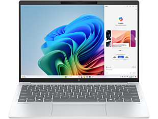 HP OmniBook 7 Aero Next Gen AI 13-bg1456AU, Silver - 33.8 cm (13.3) - Glacier silver (BK1T2PA)