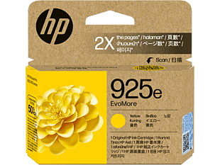 HP 925e EvoMore Yellow Original Ink Cartridge (4K0W2PA)