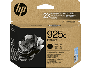 HP 925e EvoMore Black Original Ink Cartridge (4K0W3PA)