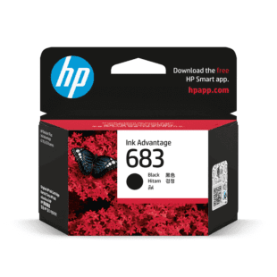 HP 683 Black Original Ink Advantage Cartridge (7FP39ZA) - Center facing