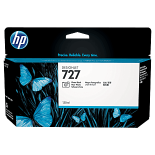 HP 727B 130-ml Photo Black DesignJet Ink Cartridge