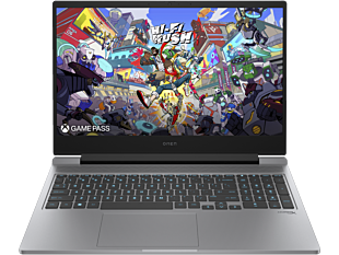 HP OMEN 40.9 cm (16.1) Gaming Laptop 16-ae0003TX, Black - 40.9 cm (16.1) - Meteor silver (B63FQPA) - Center facing