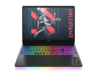 OMEN MAX Gaming Laptop 16, Black, Core Ultra 9 - 275HX (24C), RTX 5080 16GB, 32 GB DDR5 - 40.5 cm (16) - Shadow black aluminum in cover and base, light bar, RGB in keyboard frame, black chrome logo (C27DYPA)