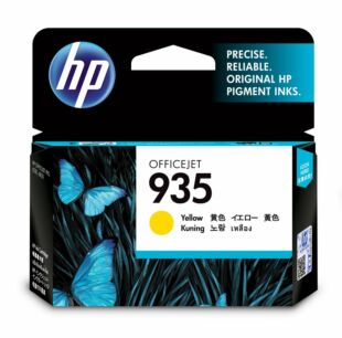 HP 935 Yellow Original Ink Cartridge (C2P22AA) - Center facing
