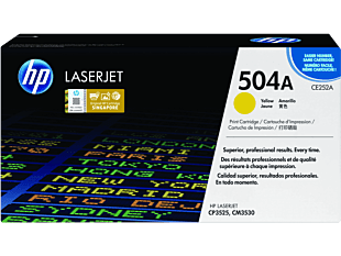 HP 504A Yellow Original LaserJet Toner Cartridge