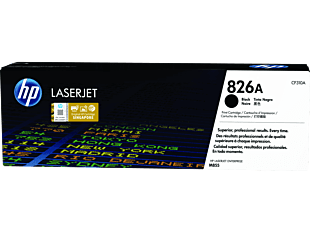 HP 826A Black Original LaserJet Toner Cartridge (CF310A) - Center facing