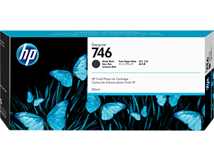 HP 746 300-ml Matte Black DesignJet Ink Cartridge
