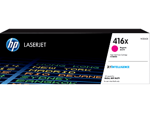 HP 416X High Yield Magenta Original LaserJet Toner Cartridge (~6,000 pages) (W2043X) - Center facing