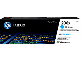 HP 206X High Yield Cyan Original LaserJet Toner Cartridge