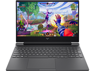 HP Victus 39.6 cm (15.6) Gaming Laptop 15-fb3185AX, Silver - 39.6 cm (15.6) - Mica silver, black chrome logo (C28DWPA)