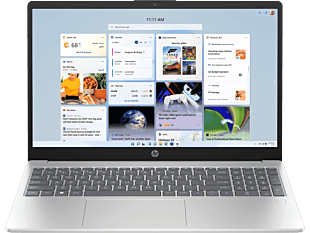 HP Laptop 39.6 cm (15.6) 15-hr1000TU, Silver - 39.6 cm (15.6) - Natural silver aluminum cover, natural silver base and keyboard frame (BK9T8PA)