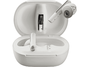 Poly Voyager Free 60+ UC M White Sand Earbuds +BT700 USB-A Adapter +Touchscreen Charge Case (7Y8G7AA)