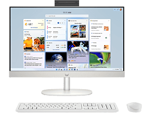 HP 60.5 cm (23.8) All-in-One Desktop PC 24-cr0023in - 60.45 cm (23.8)     - Shell white (D02BFPA)