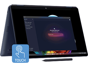 HP OmniBook Ultra Flip 35.6 cm (14) Next Gen AI 14-fh0369TU, Blue - 35.6 cm (14) - Atmospheric blue (C88TPPA)