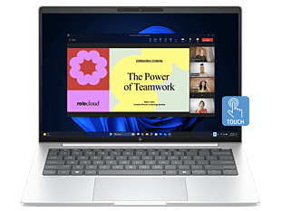 HP EliteBook 8 G1i 35.6 cm (14) Notebook AI PC, Silver - 35.56 cm (14) - Glacier silver (BQ9B9PT)