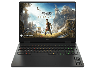 HP OMEN Gaming Laptop 16, Black, Core 7 - 240H (10C), RTX 5060 8GB, 16 GB - 40.6 cm (16) - Shadow black, black chrome logo (BP3Y6PA)