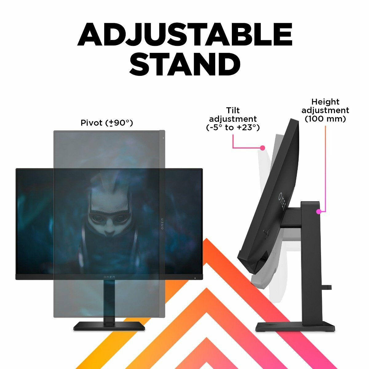 HP OMEN 60.5 cm (23.8) FHD 165Hz Gaming Monitor - OMEN 24 - 23.8 (780F0AA)