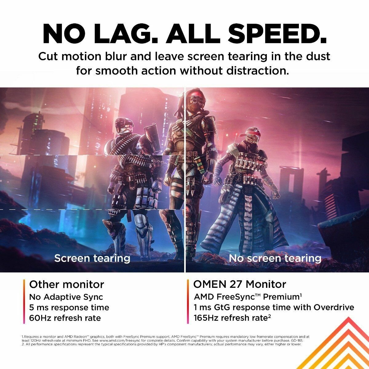 OMEN by HP 68.6 cm 27 FHD 165Hz Gaming Monitor - OMEN 27 - 27" (780G0AA)