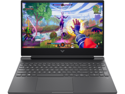 HP Victus 39.6 cm (15.6) Gaming Laptop 15-fa2381TX, Silver - 39.6 cm (15.6) - Mica silver, black chrome logo (C91SXPA)