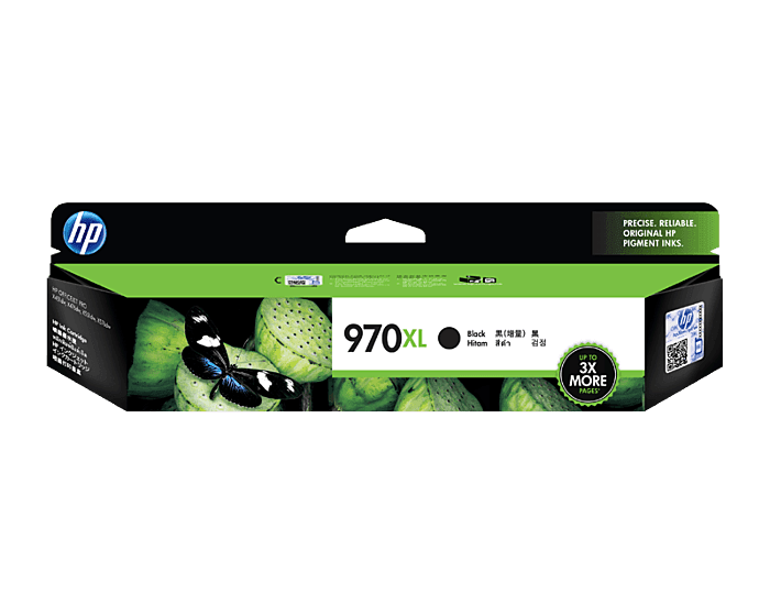 HP 970XL High Yield Black Original Ink 