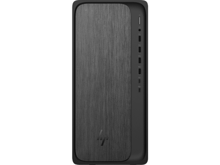 HP OmniDesk Desktop M02-0003in PC - Not Applicable - Gray wood, jack black chassis (D30QBPA)