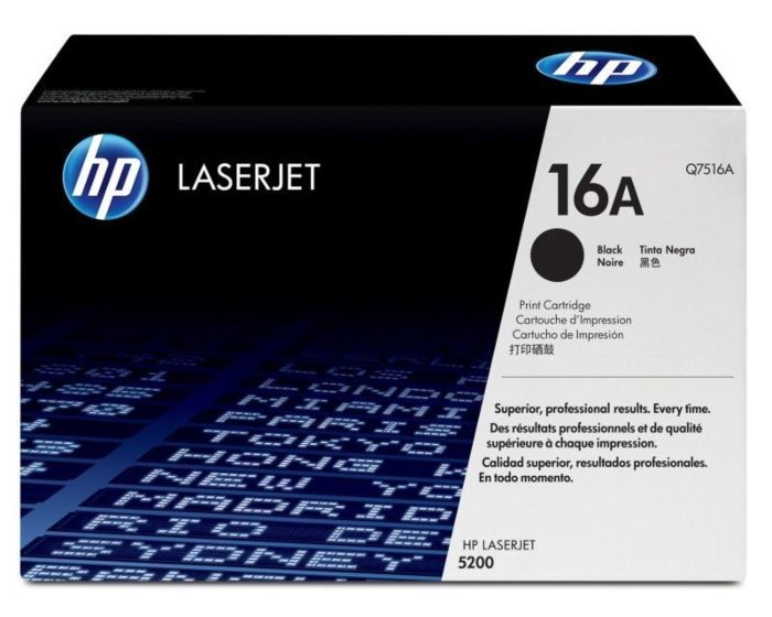 HP 16A Black Original LaserJet Toner Cartridge