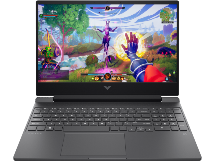 HP Victus 39.6 cm (15.6) Gaming Laptop 15-fb3185AX, Silver - 39.6 cm (15.6) - Mica silver, black chrome logo (C28DWPA)