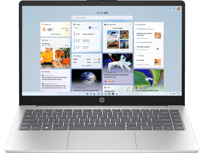 HP Laptop 35.6 cm 14-ep1130TU, Silver - 35.6 cm (14)  - Natural silver (C0YN6PA)