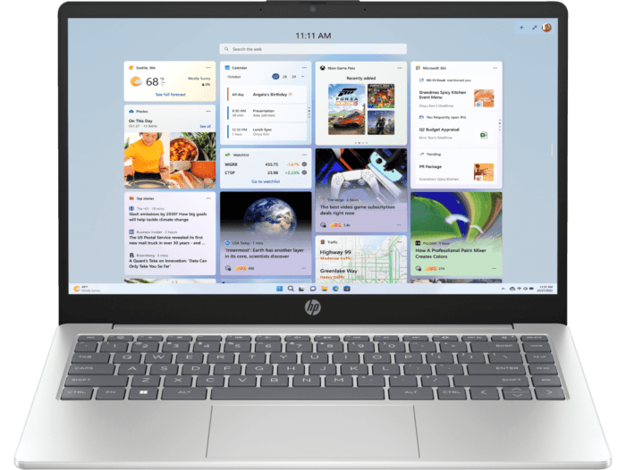 HP Laptop 35.6 cm (14) 14-em0214AU, Silver - 35.56 cm (14) - Natural silver (B84U8PA)