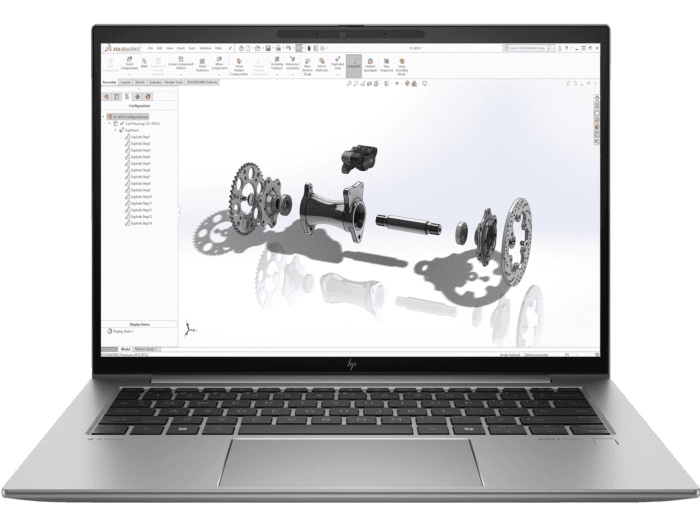 HP ZBook Firefly 14 inch G11 Mobile Workstation PC - 35.56 cm (14) -  (B6SW6PT) - Center facing