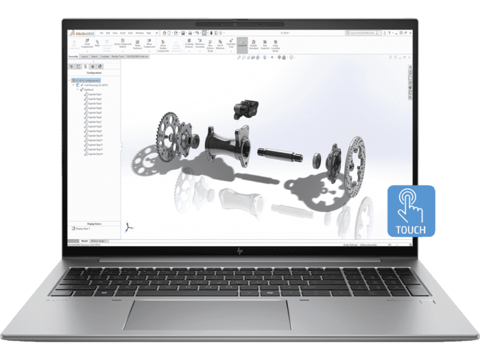 HP ZBook Firefly 16 inch G11 Mobile Workstation PC - 40.64 cm (16) -  (A1VT4PT) - Center facing