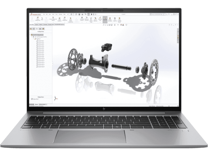 HP ZBook Firefly 16 inch G11 Mobile Workstation PC - 40.64 cm (16) -  (A1VT4PT) - Center facing
