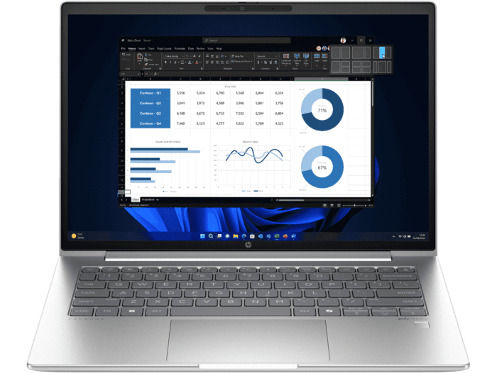 HP ProBook 440 35.6 cm (14) G11 Business Laptop PC, Silver (D2MJ1AT)