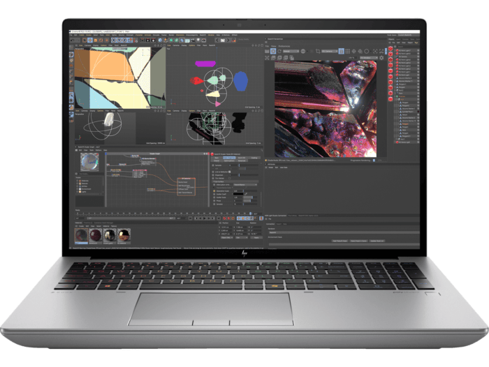 HP ZBook Fury 40.6 cm (16) G11 Mobile Workstation PC - 40.9 cm (16.1) - Ash gray (BN2L2PT) - Center facing