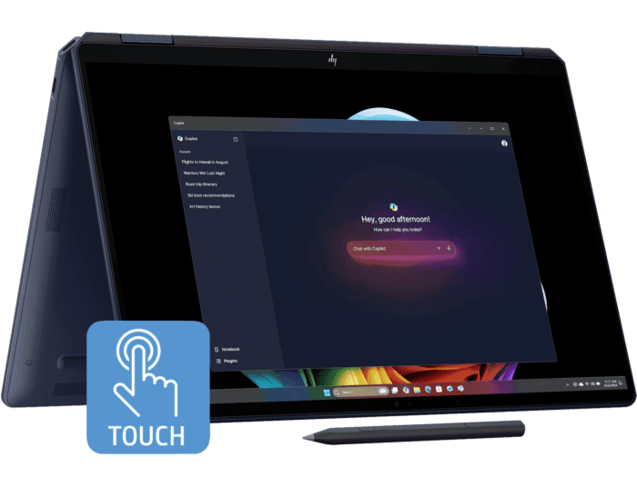 HP OmniBook Ultra Flip 35.6 cm (14) Next Gen AI 14-fh0368TU, Blue - 35.6 cm (14) - Atmospheric blue (C88U8PA)