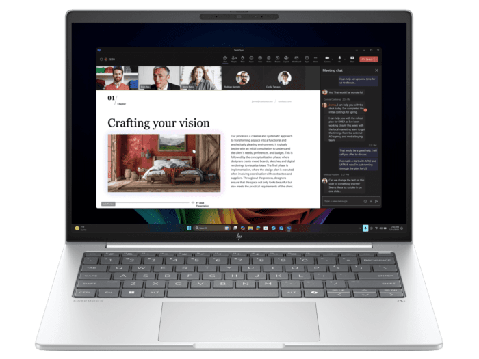 HP EliteBook 8 G1i 35.6 cm (14) Notebook Next Gen AI PC, Silver - 35.56 cm(14) - Glacier silver aluminium (BQ9B7PT)