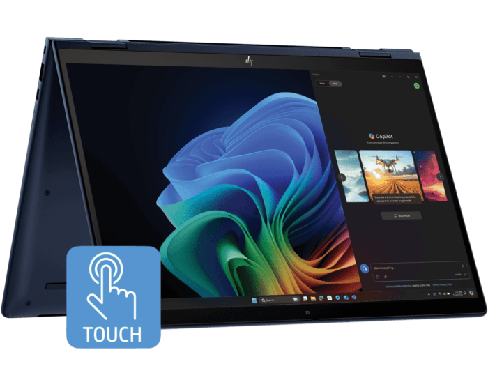 HP EliteBook X Flip G1i 35.6 cm (14) Notebook Next Gen AI PC, Silver - 35.56 cm (14) - Glacier silver (B8QX8PT)