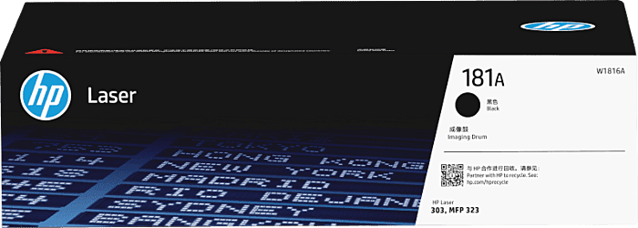 HP 181A Black Original Laser Imaging Drum (W1816A)