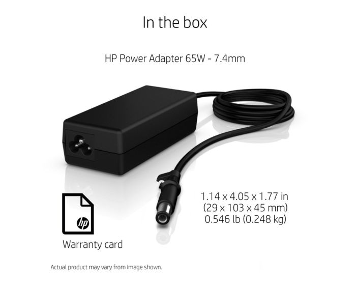 Hp 65w 7 4mm Non Em Ac Adapter Hp Online Store