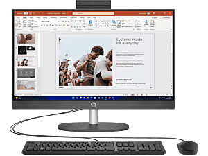 HP ProOne G10 240 60.5 cm (23.8) All-in-One Desktop PC - 60.5 cm (23.8) - Black (AR2A6PT)
