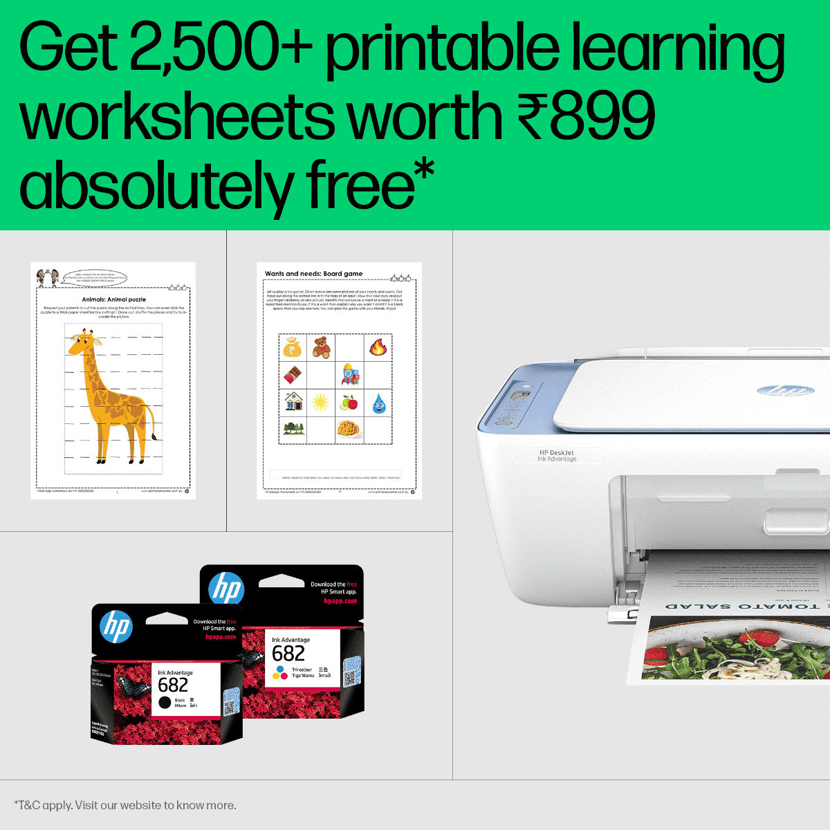HP DeskJet Printers Print, Scan, Copy Shop India