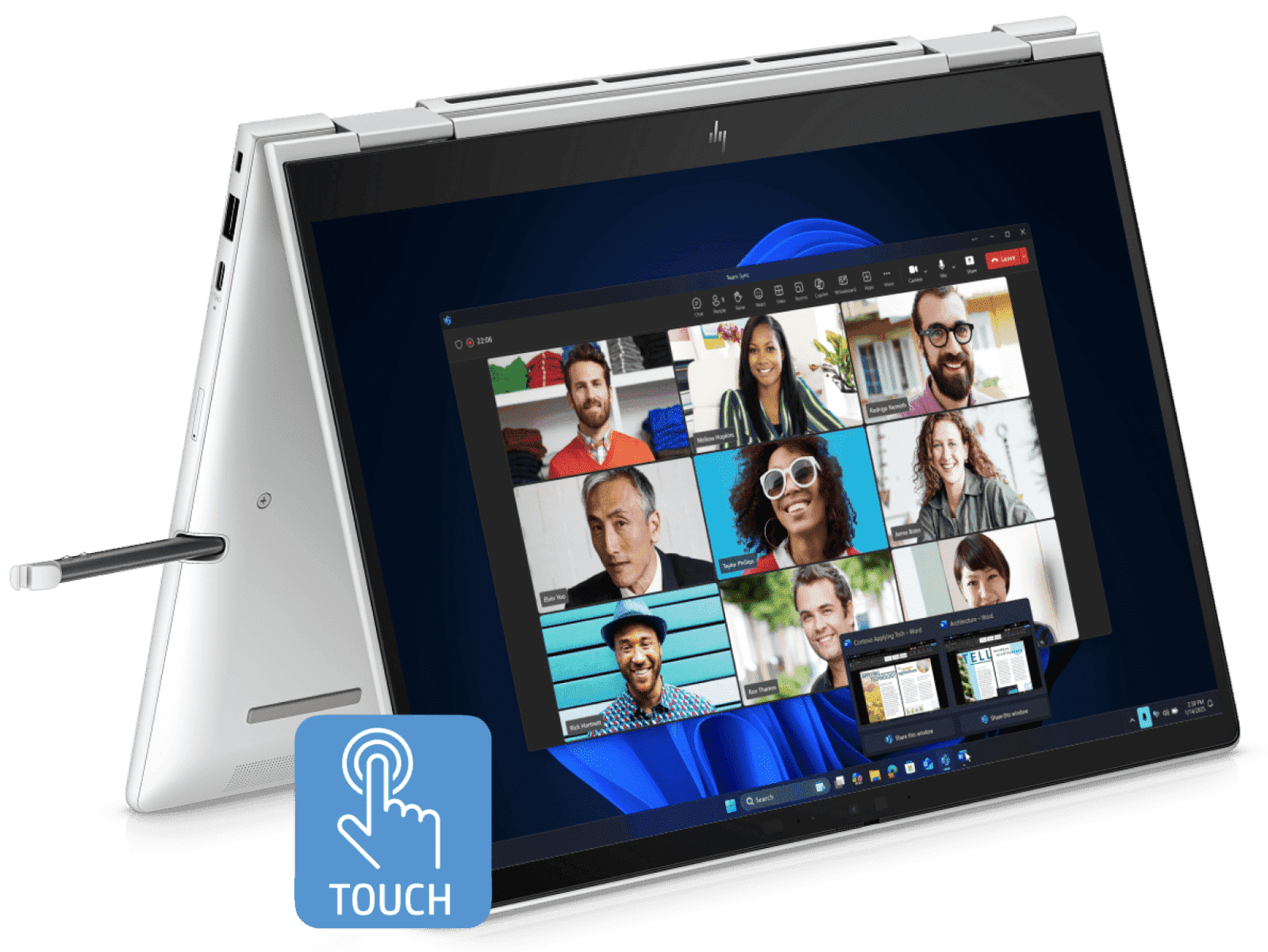 その他ノートPC本体 HP EliteBook x360 G3 i5/RAM8GB/SD256GB Refurbished) HP ELITEBOOK X360 1030 G3 (CORE I5 8TH GEN/16GB/256GB